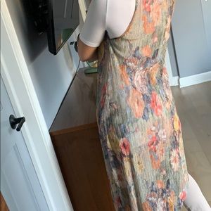 Zara Dresses - ZARA metallic floral sheer dress Zara Dresses - ZARA metallic floral sheer dress